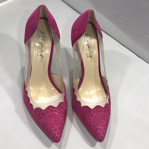 ABS Allen Schwartz Pink Stiletto Heels NWT 8.5